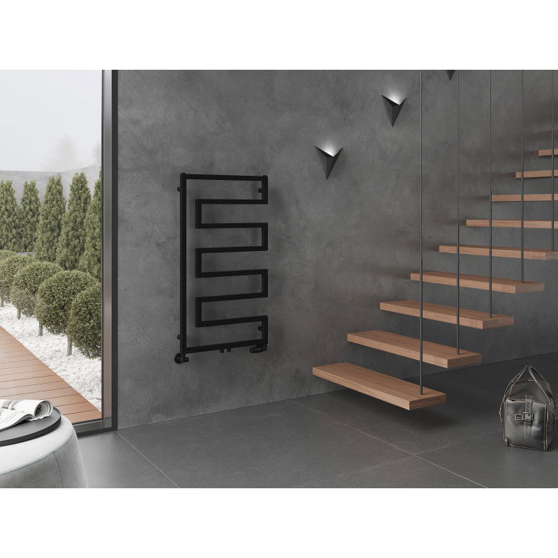 Mexen Floryda radiator decorativ 1080 x 600 mm, 358 W, negru - W206-1080-600-00-70