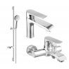 Mexen Pecos Set DS75 pentru baie, crom - 72703DS75-00