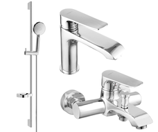 Mexen Pecos Set DS75 pentru baie, crom - 72703DS75-00