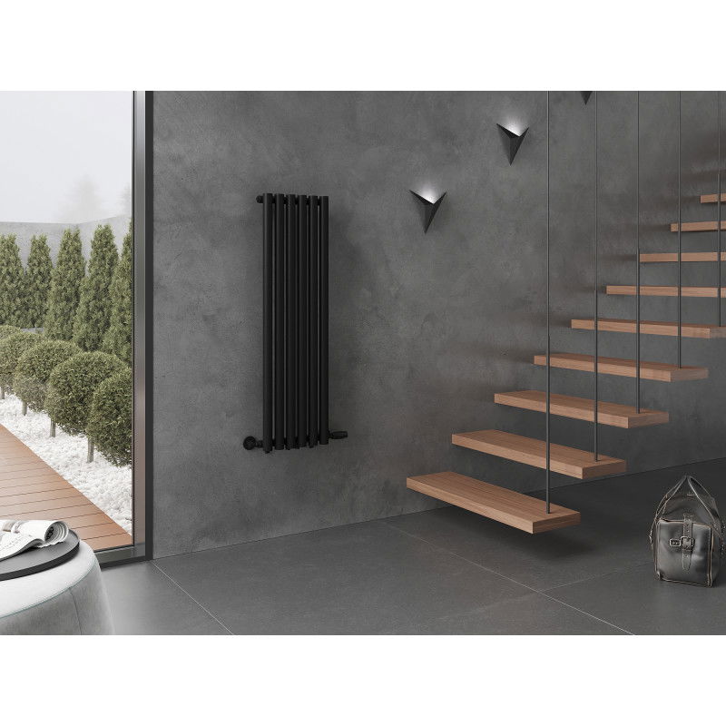 Mexen Nevada radiator decorativ 1200 x 360 mm, 483 W, negru - W201-1200-360-00-70