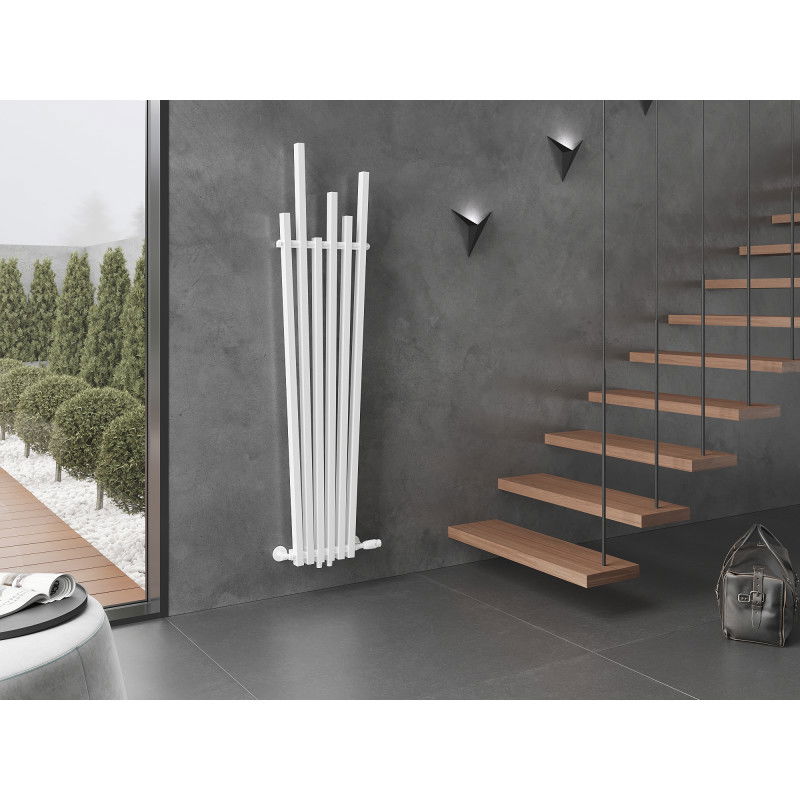 Mexen Omaha dekoratív radiátor 1800 x 420 mm, 655 W, fehér - W208-1800-420-00-20