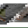 Mexen Oregon dísz radiátor 1800 x 350 mm, 604 W, Fekete - W202-1800-350-00-70