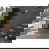 Mexen Oregon dísz radiátor 1800 x 490 mm, 805 W, Fekete - W202-1800-490-00-70