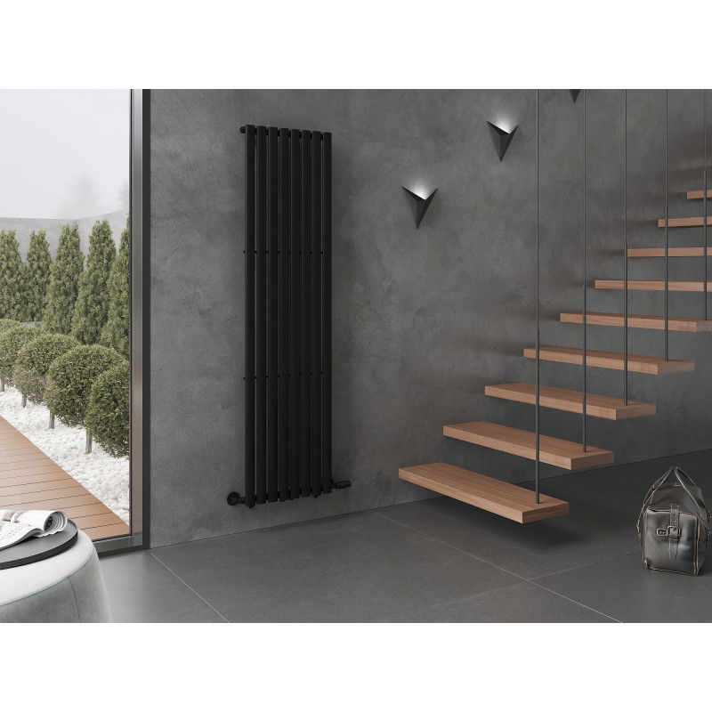 Mexen Oregon radiator decorativ 1800 x 480 mm, 805 W, negru - W202-1800-490-00-70