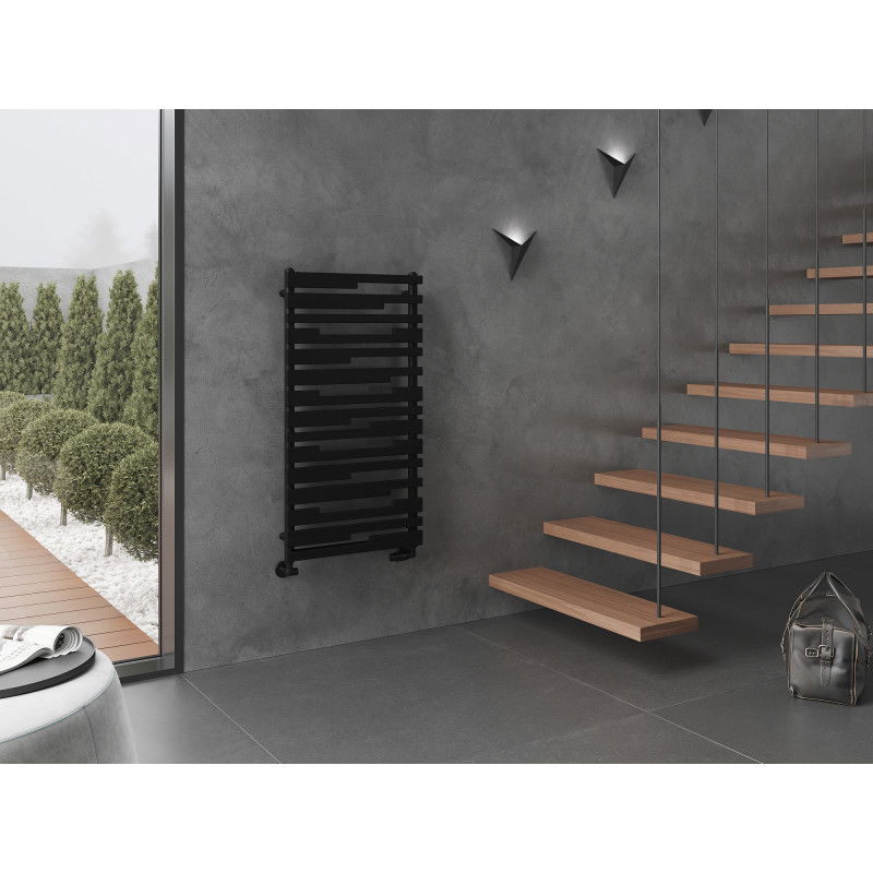 Mexen Provo dekoratív radiátor 1125 x 600 mm, 799 W, fekete - W209-1125-600-00-70