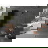 Mexen Topeka dísz radiátor 1400 x 400 mm, 995 W, Fekete - W210-1400-480-00-70