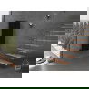 Mexen Topeka calorifer decorativ 1400 x 400 mm, 995 W, Neagră - W210-1400-480-00-70