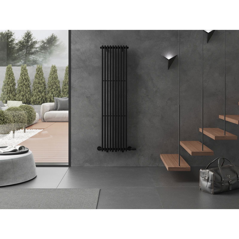 Mexen Tulsa radiator decorativ 1600 x 420 mm, 613 W, negru - W219-1600-420-00-70