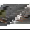 Mexen Tulsa calorifer decorativ 1600 x 420 mm, 613 W, Neagră - W219-1600-420-00-70