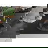 Mexen Kevin chiuvetă de granit 1 compartiment cu uscare și baterie de bucătărie Aster, negru cu stropi - 6517-76-73450-07-B