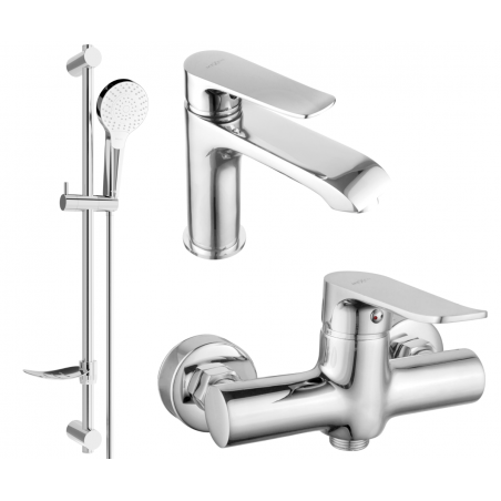 Mexen Pecos DF05 zuhanyszett, króm - 72704DF05-00