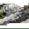 Mexen Carlos chiuvetă din granit cu 1,5 compartimente cu baterie de bucătărie Aster, negru/argintiu metalic - 6518-73-73450-57-?