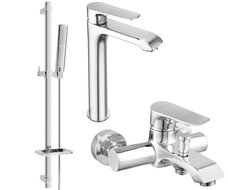 Mexen Pecos DQ72 set pentru cadă, crom - 72713DQ72-00