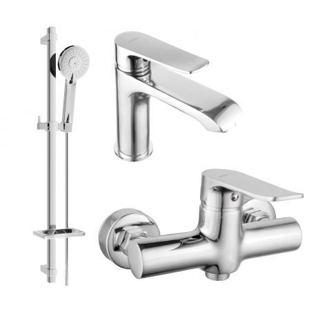Mexen Pecos DQ40 set de duș, cromat - 72704DQ40-00