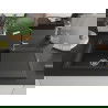 Mexen Leo chiuvetă de granit 1-cameră cu scurgător și baterie de bucătărie Flora, negru/auriu metalic - 6501-75-670401-07