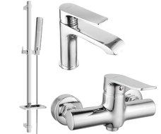 Mexen Pecos DQ72 zuhanyszett, króm - 72704DQ72-00