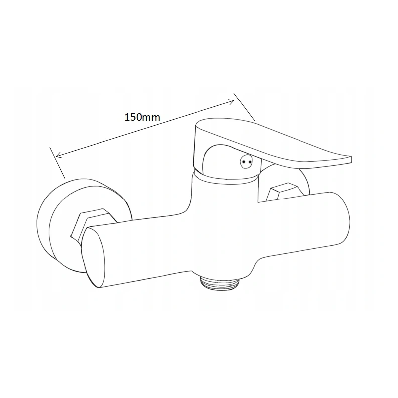 Mexen Pecos DQ72 zuhanykészlet, fekete - 72704DQ72-70