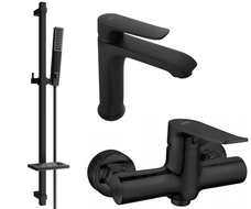Mexen Pecos DQ72 set duș, negru - 72704DQ72-70