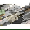 Mexen Matias Chiuvetă de granit de 1,5 compartiment cu picurător și baterie de bucătărie Flora, Bej - 6502-69-670401-07