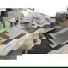 Mexen Matias Chiuvetă de granit de 1,5 compartiment cu picurător și baterie de bucătărie Flora, Bej - 6502-69-670401-57-G