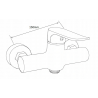 Mexen Pecos DS75 zuhany szett, Fekete - 72704DS75-70