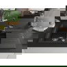 Mexen Matias chiuvetă granit 1,5-bazin cu scurgere și robinet bucătărie Flora, negru/auriu metalic - 6502-75-670401-07