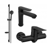 Mexen Pecos DS75 set de duș, negru - 72704DS75-70