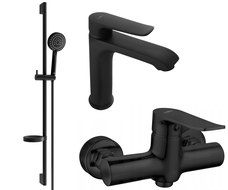 Mexen Pecos DS75 set de duș, negru - 72704DS75-70