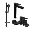 Mexen Pecos DQ40 set cadă, negru - 72713DQ40-70