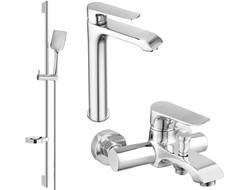 Mexen Pecos Set cadă baie DS62, crom - 72713DS62-00