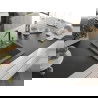 Mexen Vito chiuvetă de bucătărie din granit cu 1 compartiment și baterie Flora, gri - 6503-71-670401-57-G