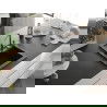 Mexen Vito chiuvetă de granit cu 1 compartiment și baterie de bucătărie Flora, Neagră/Auriu metalic - 6503-75-670401-00