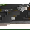 Mexen Vito chiuvetă de granit, 1 compartiment, cu baterie de bucătărie Flora, negru cu picățele - 6503-76-670401-75-G