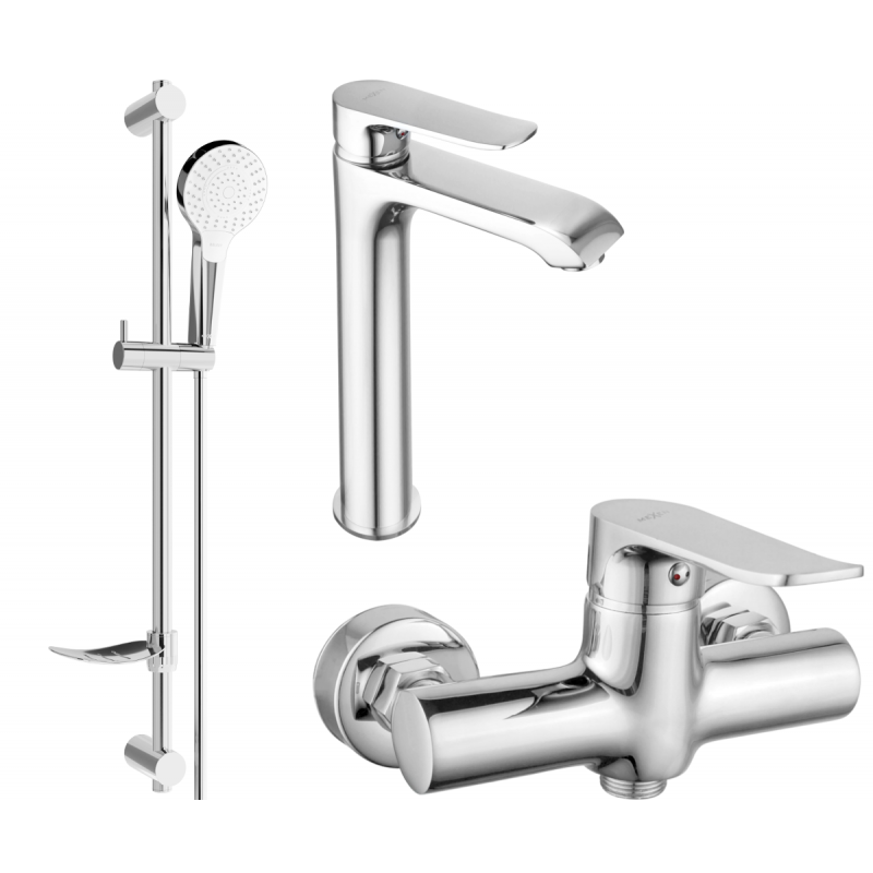 Mexen Pecos DF05 zuhanykészlet, króm - 72714DF05-00