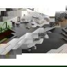 Mexen Vito chiuvetă de granit cu 1 compartiment și baterie de bucătărie Flora, Neagră - 6503-77-670401-57-B