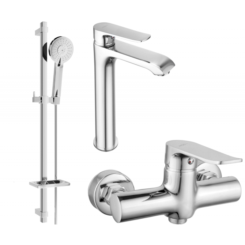 Mexen Pecos DQ40 set duș, crom - 72714DQ40-00