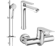 Mexen Pecos DQ40 set de duș, Crom - 72714DQ40-00