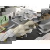 Mexen Mario Chiuvetă de granit cu 2 compartimente și baterie de bucătărie Flora, Bej - 6504-69-670401-07-B
