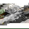 Mexen Mario chiuvetă de granit cu 2 compartimente cu baterie de bucătărie Flora, negru/argintiu metalic - 6504-73-670401-00