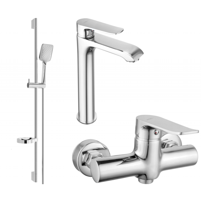 Mexen Pecos DS62 set de duș, Crom - 72714DS62-00