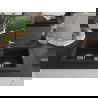Mexen Mario chiuvetă de granit cu 2 compartimente cu baterie de bucătărie Flora, negru/argintiu metalic - 6504-73-670401-07