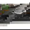 Mexen Mario chiuvetă de bucătărie din granit cu 2 cuve, cu baterie de bucătărie Flora, negru/argintiu metalic - 6504-73-670401-?