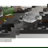 Mexen Mario chiuvetă de granit cu 2 cuve cu baterie de bucătărie Flora, negru/or metalic auriu - 6504-75-670401-00