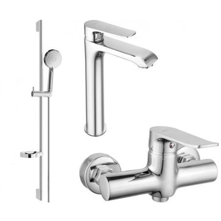 Mexen Pecos DS75 zuhanyszett, króm - 72714DS75-00