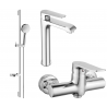 Mexen Pecos DS75 zuhanykészlet, króm - 72714DS75-00