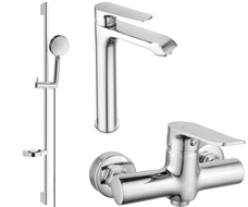 Mexen Pecos DS75 zuhanykészlet, króm - 72714DS75-00