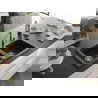 Mexen Mario Albă Chiuvetă de granit cu 2 compartimente și baterie de bucătărie Flora, Neagră - 6504-77-670401-00