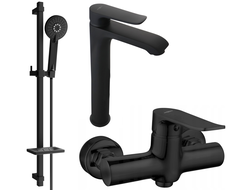 Mexen Pecos Set de duș DQ40, negru - 72714DQ40-70