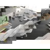 Mexen Milo chiuvetă de granit cu o cuvă cu baterie de bucătărie Flora, alb - 6505-20-670401-07