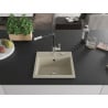 Mexen Milo chiuvetă de bucătărie din granit cu 1 compartiment cu baterie Flora, bej - 6505-69-670401-07
